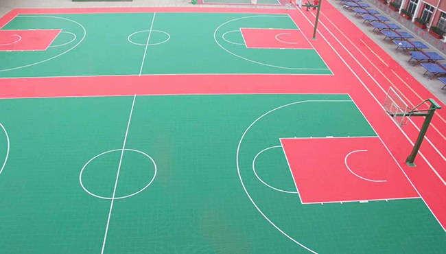 悬浮式拼装地板-篮球场